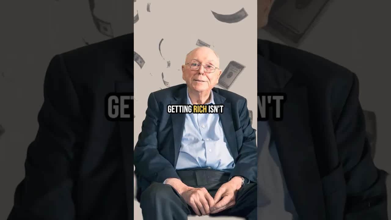 💸 Charlie Munger’s Secret? Money Buys Freedom, Not Yachts 🚫🛥️