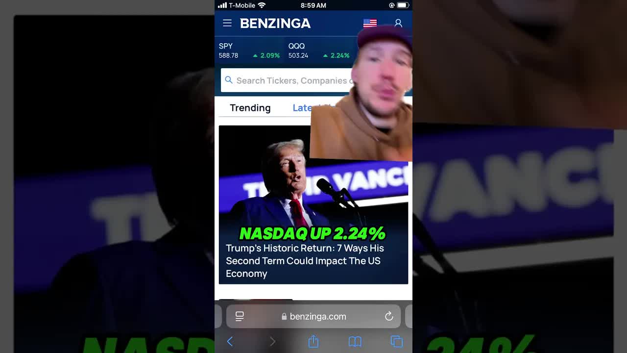 How Donald Trump's Win is Effecting The Stock Market