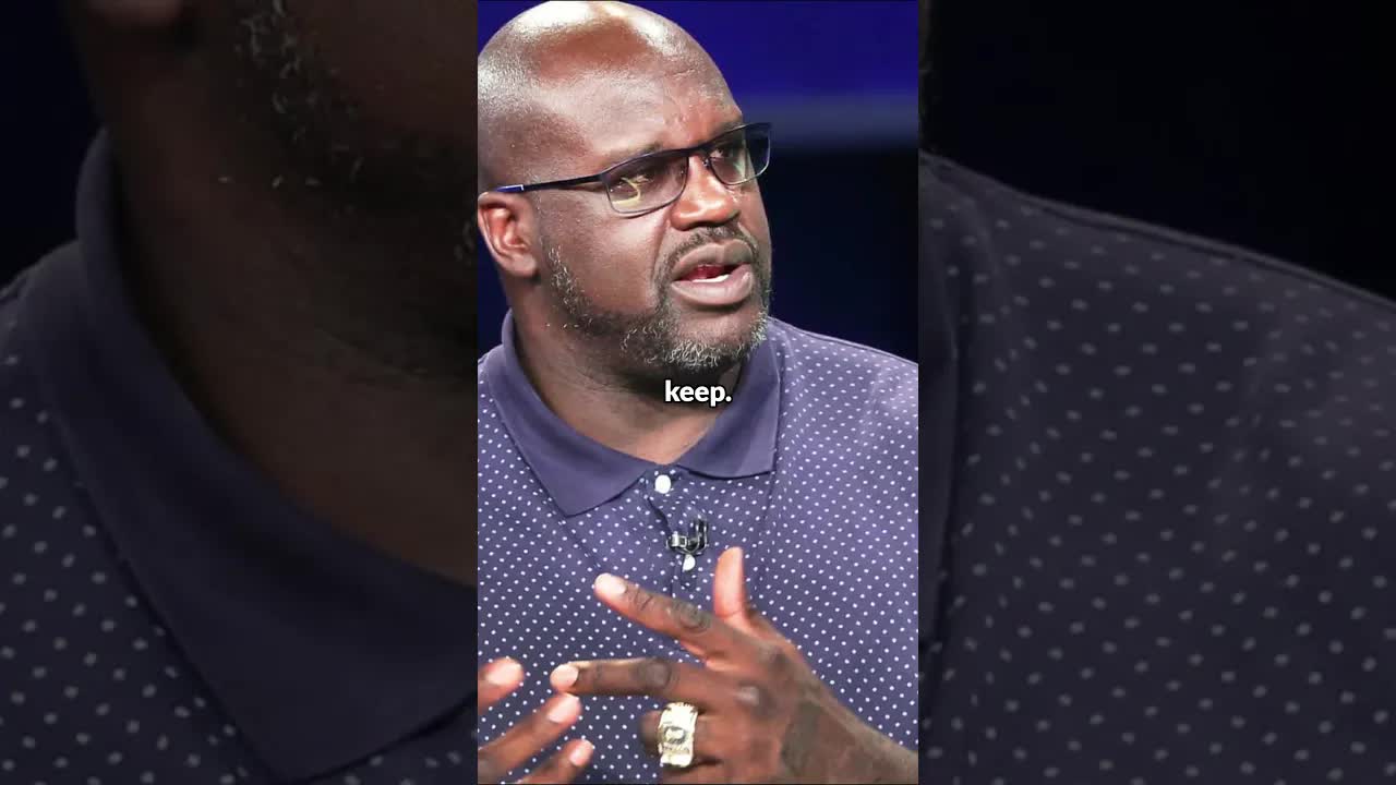 Shaq says you should save 75% of your check!