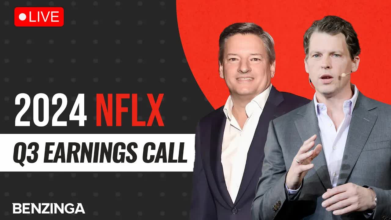 🔴WATCH LIVE: Netflix Q3 2024 Earnings Call | $NFLX