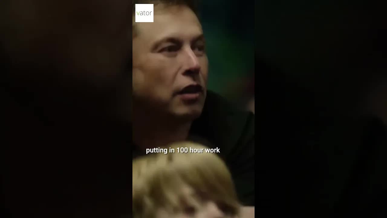 Elon Musk on Working Hard