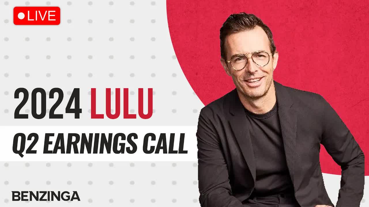 🔴WATCH LIVE: Lululemon Athletica Q2 2024 Earnings Call | $LULU