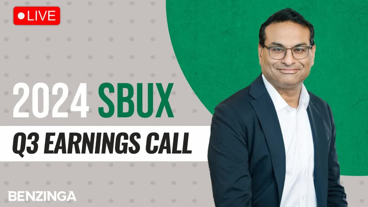 🔴WATCH LIVE: Starbucks Q3 2024 Earnings Call | $SBUX