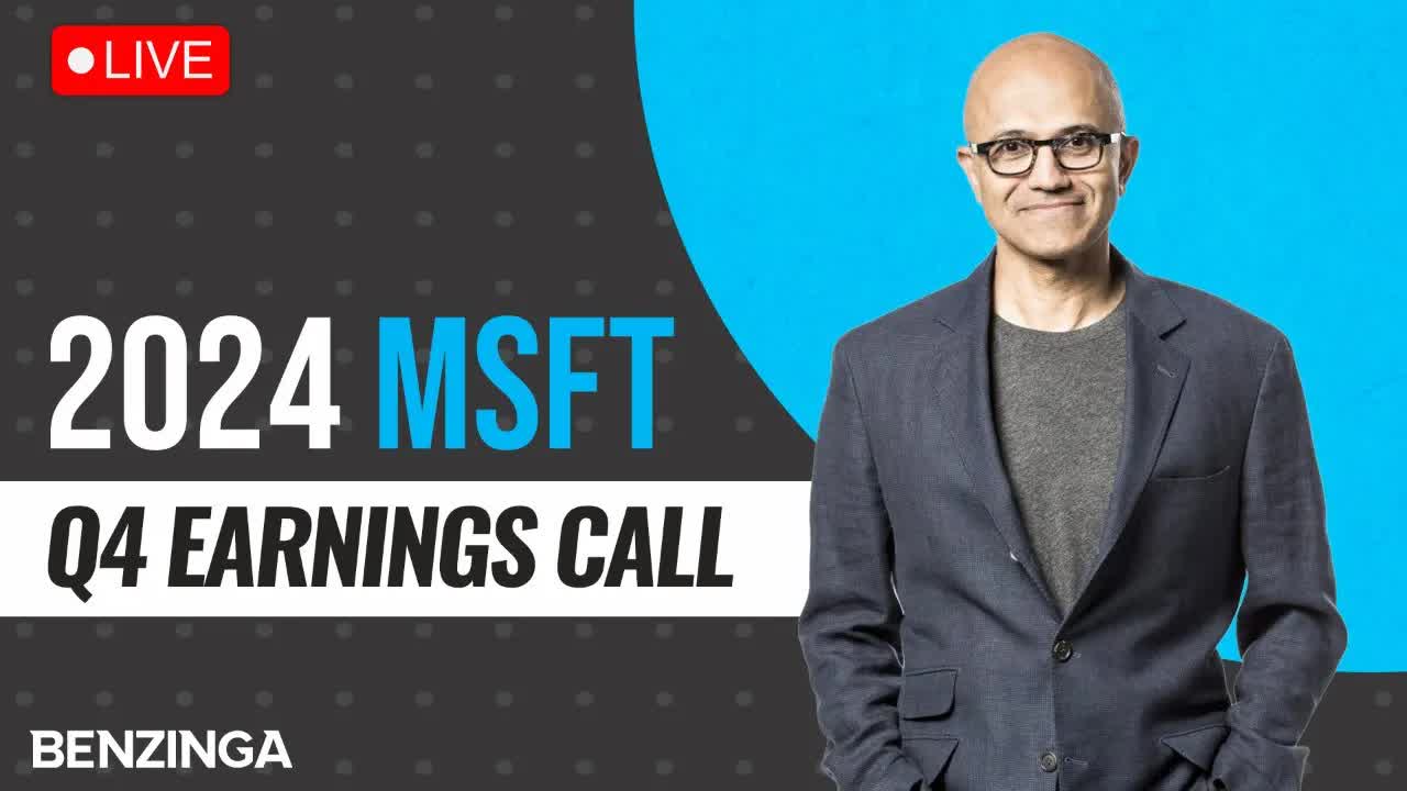 🔴WATCH LIVE: Microsoft Q4 2024 Earnings Call | $MSFT