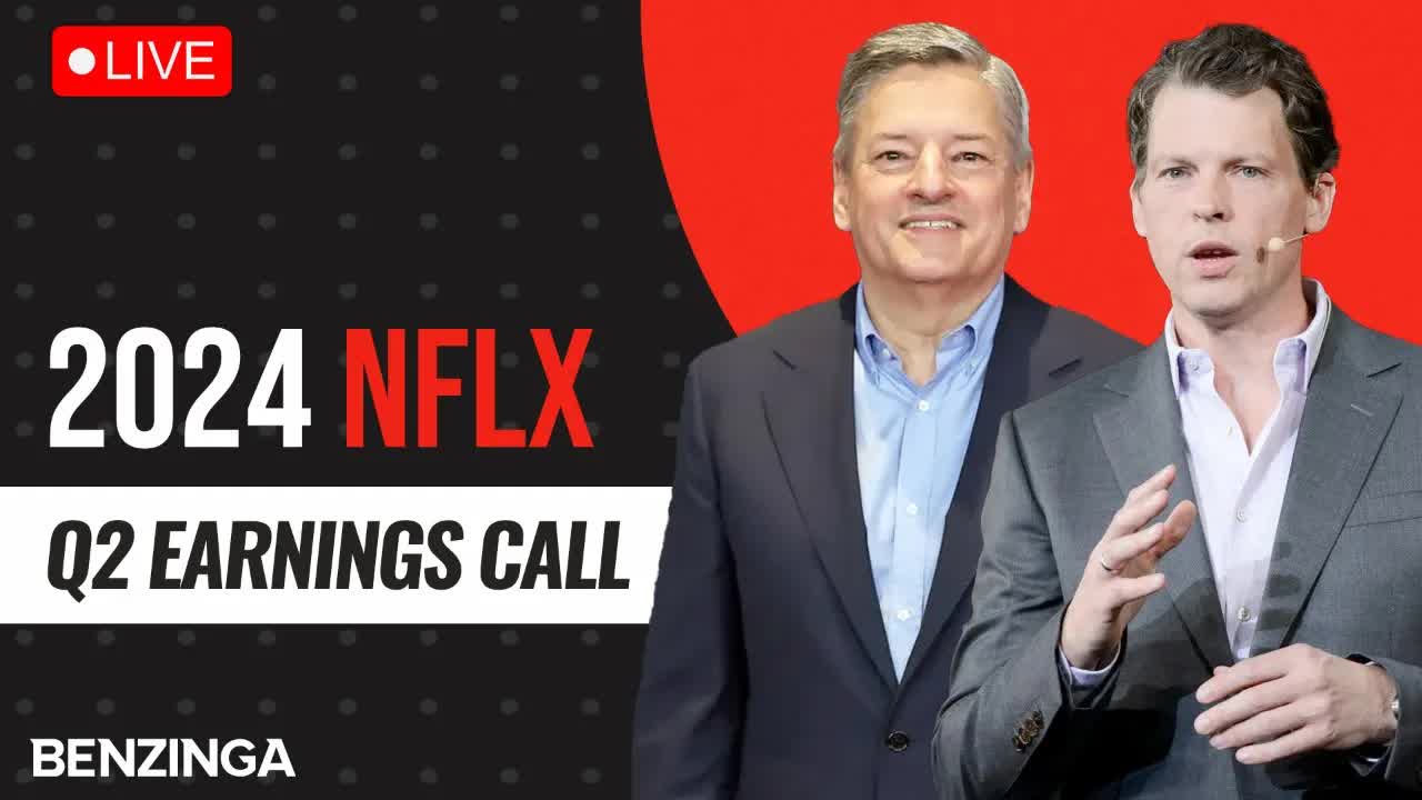 🔴WATCH LIVE: Netflix Q2 2024 Earnings Call | $NFLX