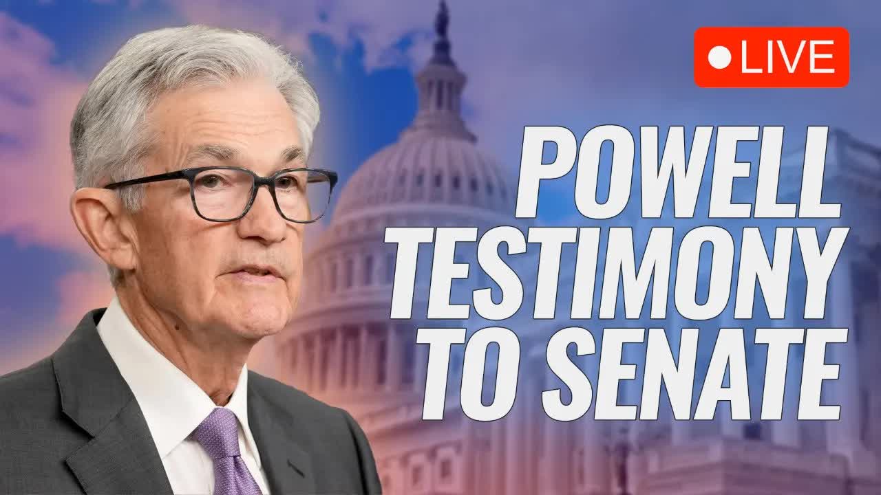🔴WATCH LIVE: Fed Chairman Powell Testimony To Senate 2024