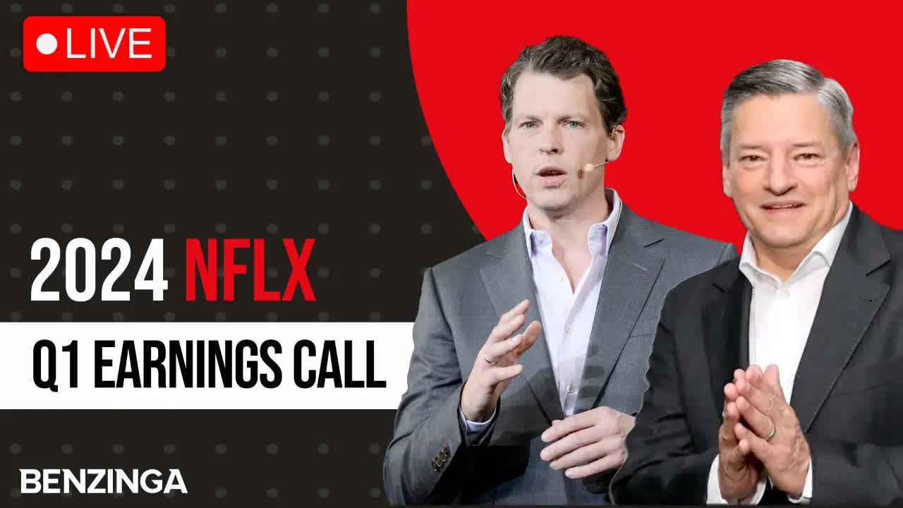 🔴WATCH LIVE: Netflix Q1 2024 Earnings Call | NFLX