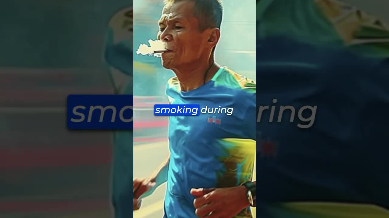 Chinese Man Disqualified From Marathon For Chain-Smoking Cigarettes During The Race