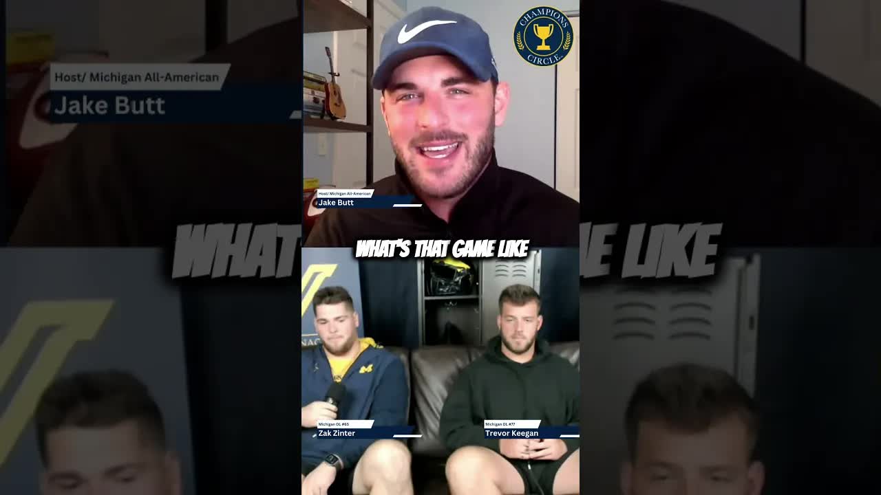 What’s a night game like for a Michigan Wolverine player? 🏈