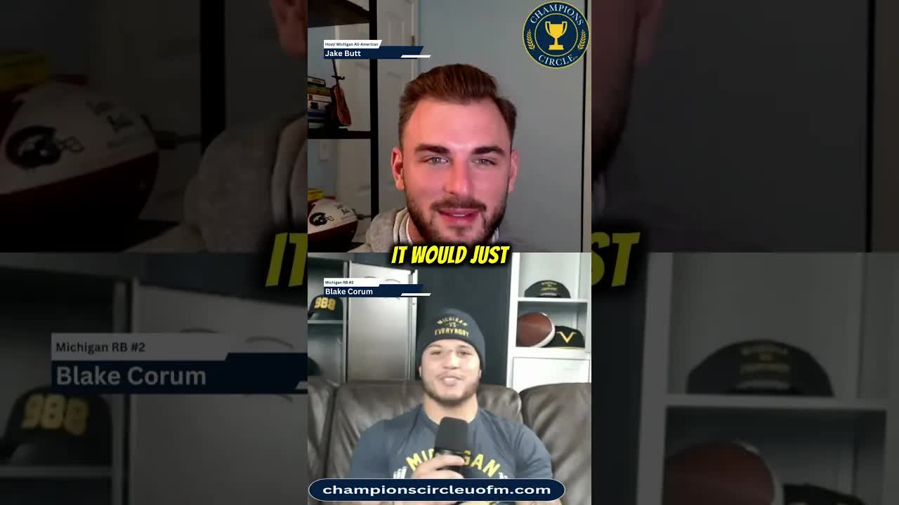 Blake Corum Shares an Unforgettable Training Moment 🥶