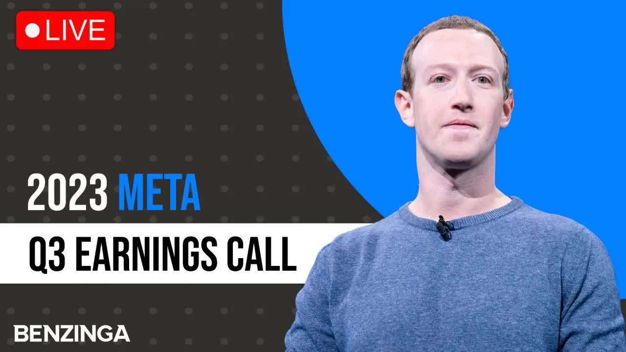 WATCH LIVE: Meta Platforms Q3 Earnings Call $META