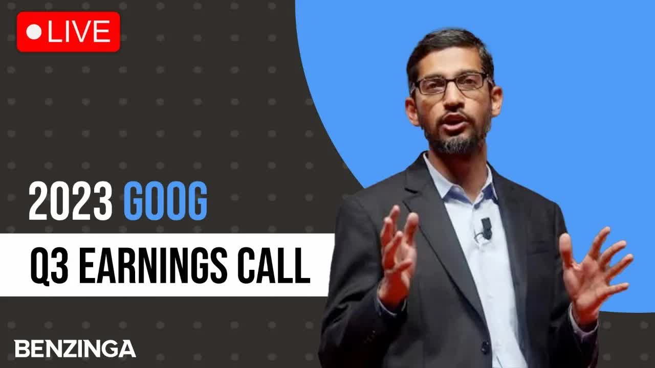 WATCH LIVE: Google Q3 Earnings Call $GOOG