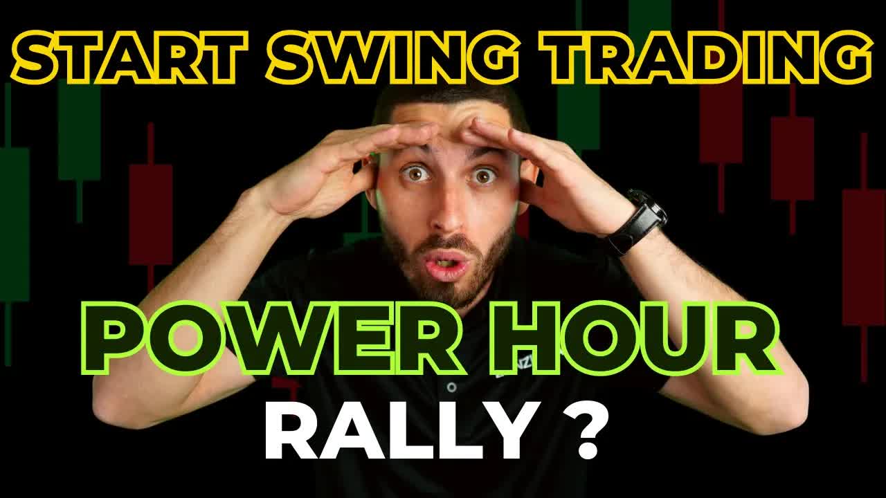 Markets On Thin Ice! | Live Start Swing Trading