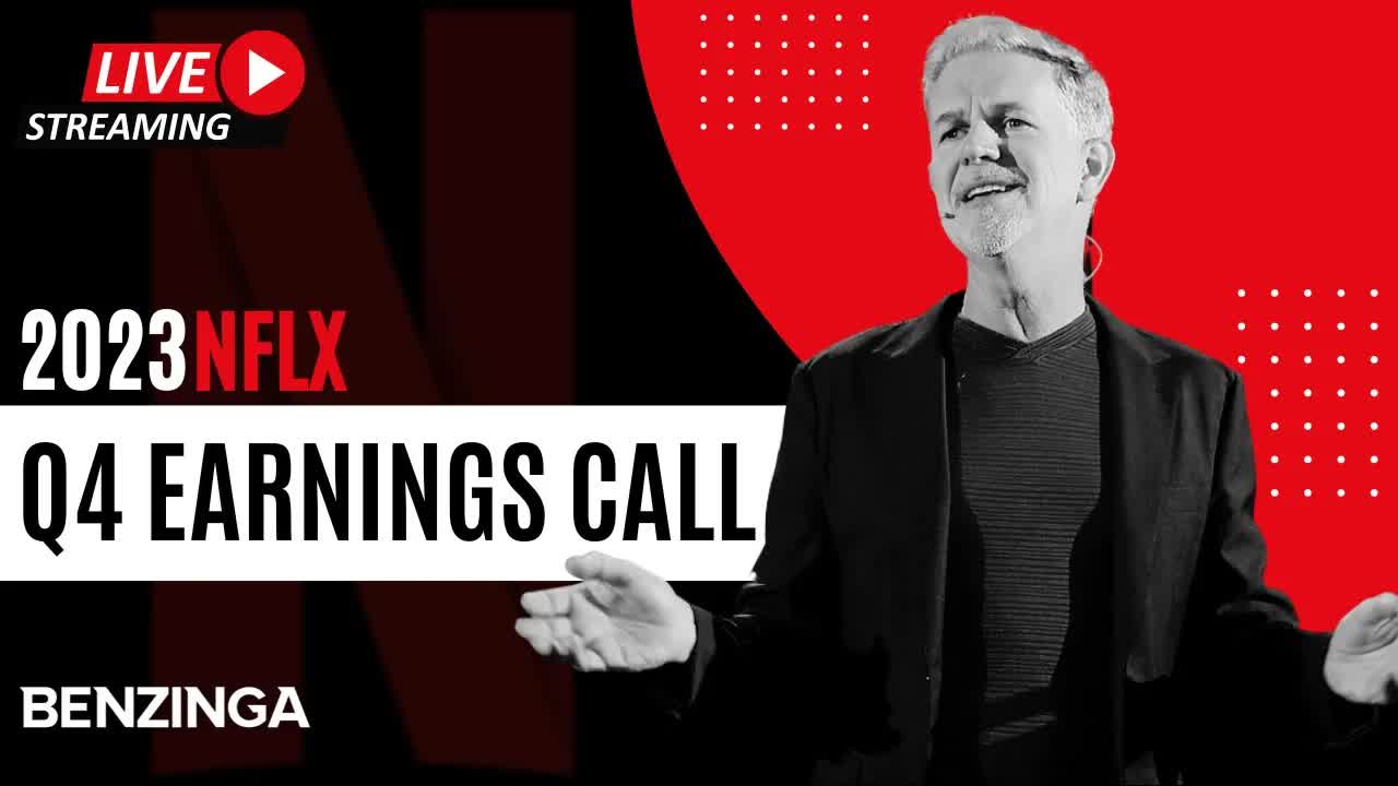 LIVE Earnings Reaction, Interview, Netflix Q4 Earnings Call $NFLX
