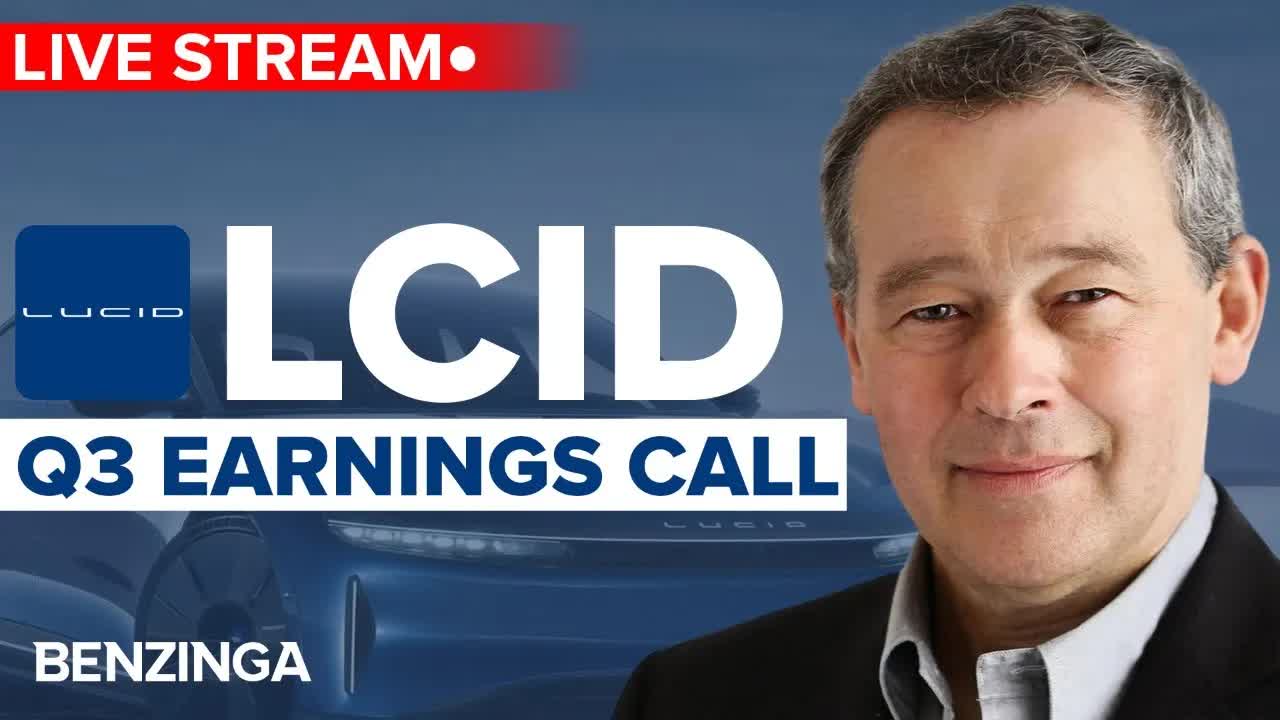 Watch Live: Lucid Q3 Earnings Call $LCID