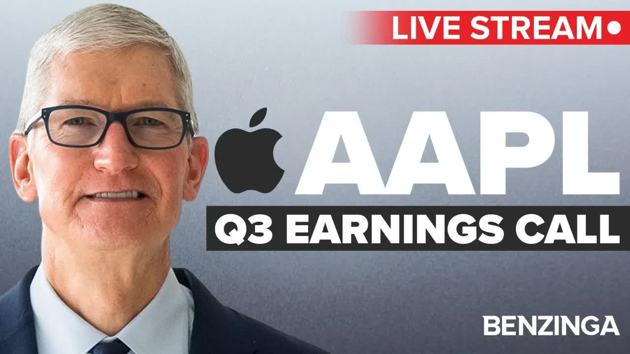WATCH LIVE: Apple Q3 Earnings $AAPL