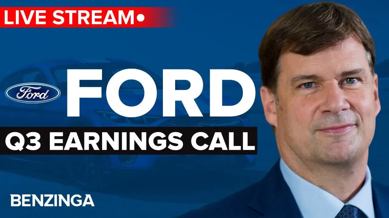 WATCH LIVE: Ford Q3 Earnings $F