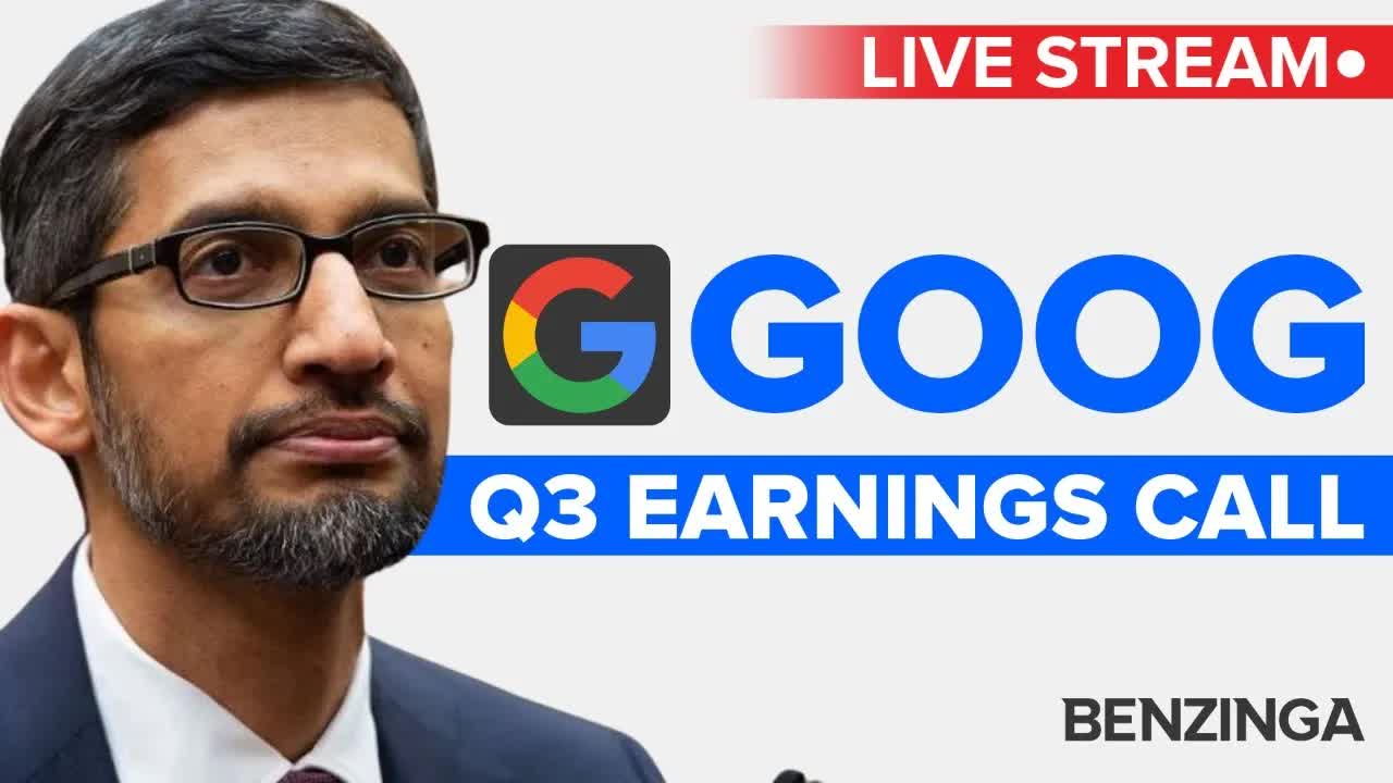 WATCH LIVE: Google Q3 Earnings $GOOG