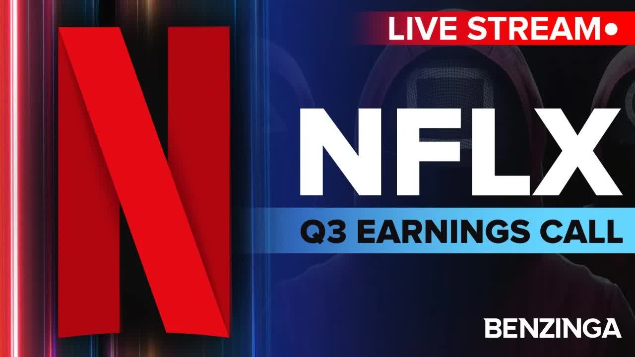 WATCH LIVE: Netflix Q3 Earnings Call $NFLX