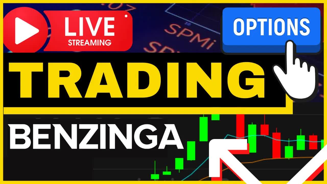 LIVE Trading with Benzinga | Daytrading & Options Trading Stocks
