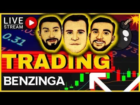 LIVE Trading with Benzinga | Daytrading & Options Trading Stocks