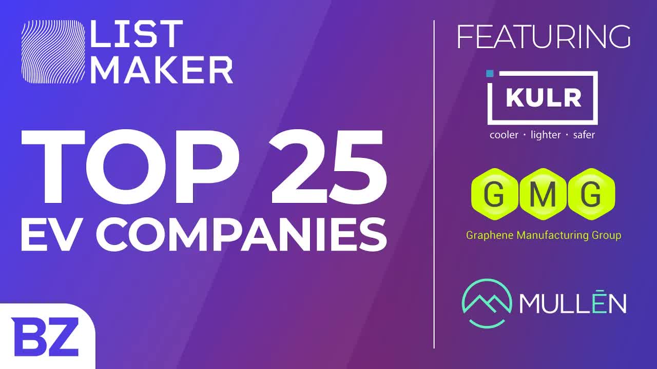 Benzinga Listmaker Series: Top Electric Vehicle Stocks To Watch