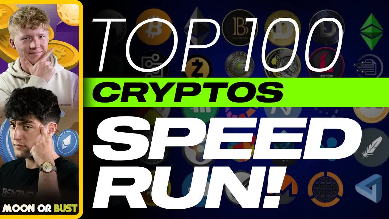 Top 100 Cryptocurrencies In 60 Minutes Challenge! | Moon or Bust