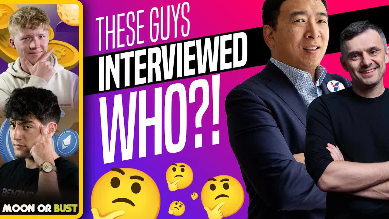 These Guys Interviewed Who?! | GaryVee, Andrew Yang | Moon or Bust SPECIAL🚀