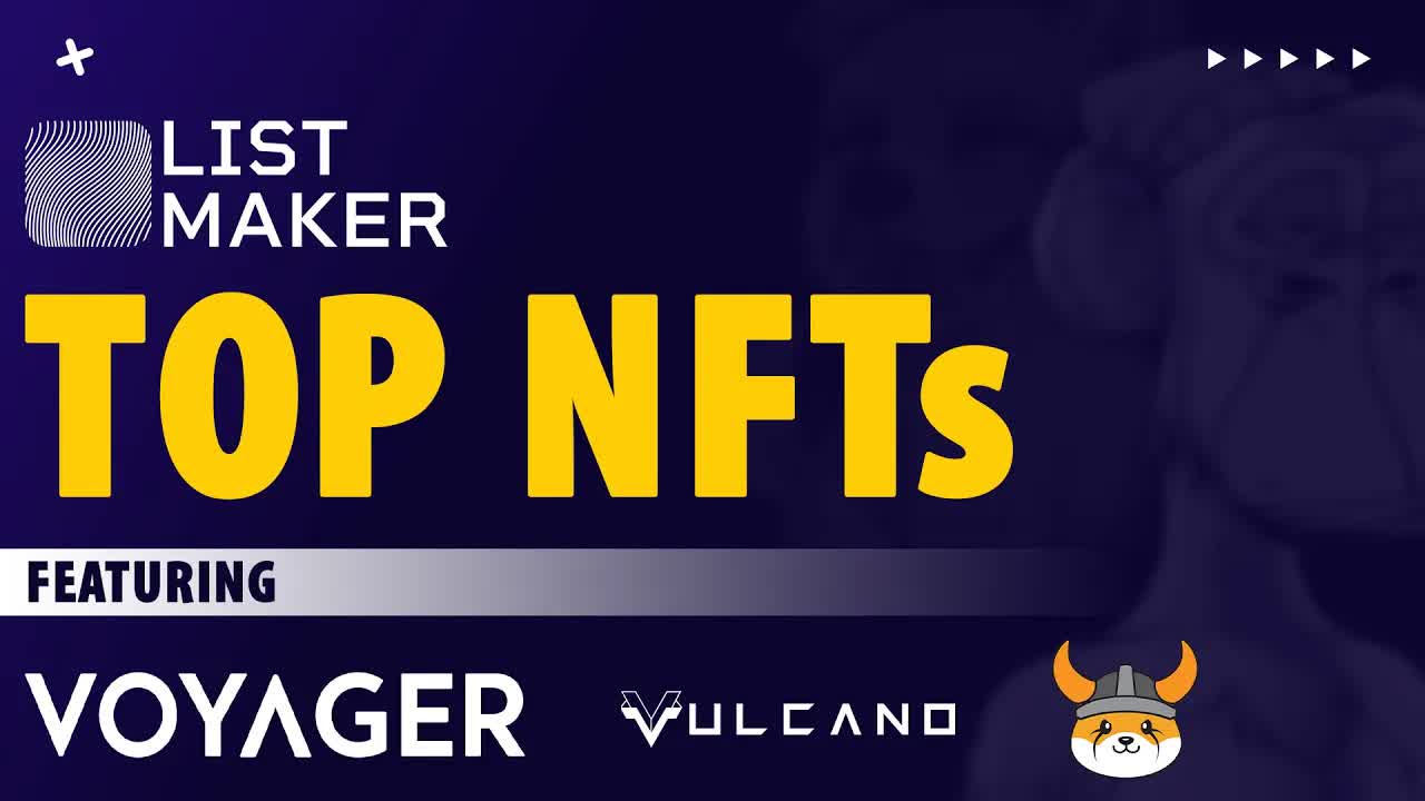 Benzinga Listmaker Series: Top NFTs To Watch