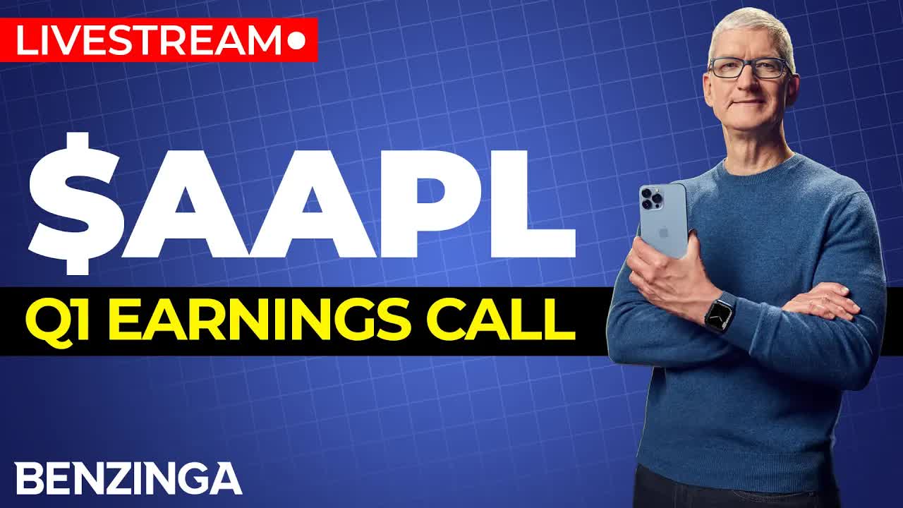 WATCH LIVE: Apple $AAPL Q1 2022 Earnings Call
