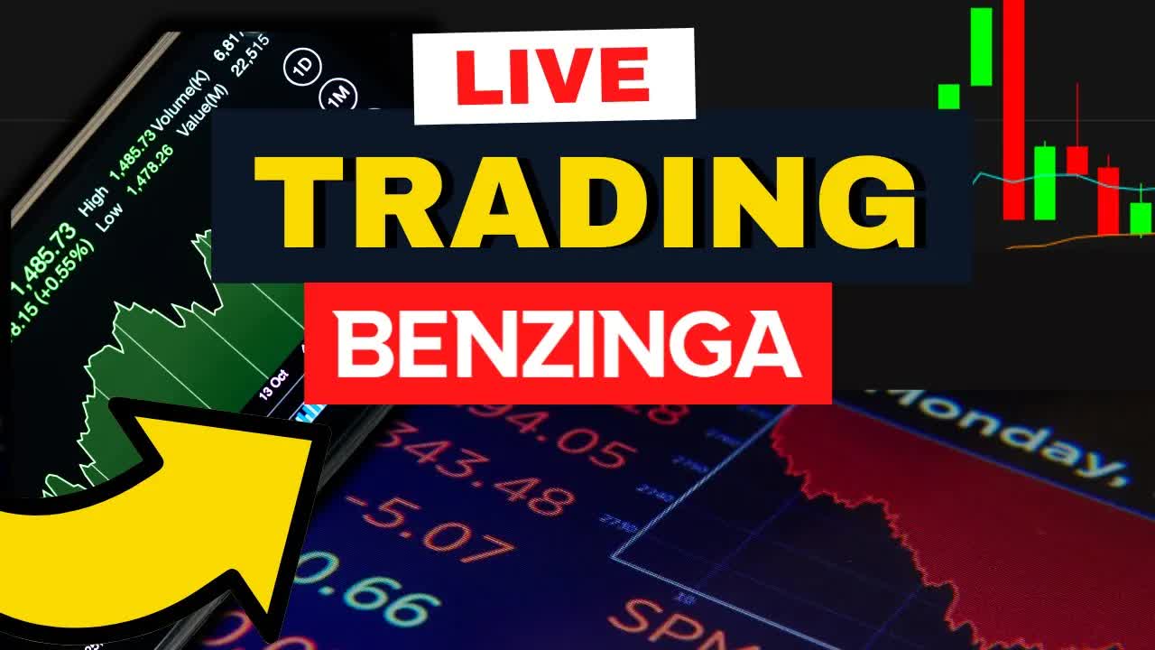 LIVE Trading with Benzinga | Daytrading & Options Trading Stocks DKNG MSFT AAPL LCID