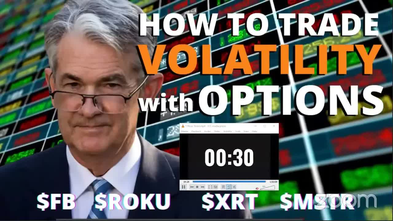 🔴 LIVE - OPTIONS EDUCATION - Fed remarks - How to generate income with options in volatile times