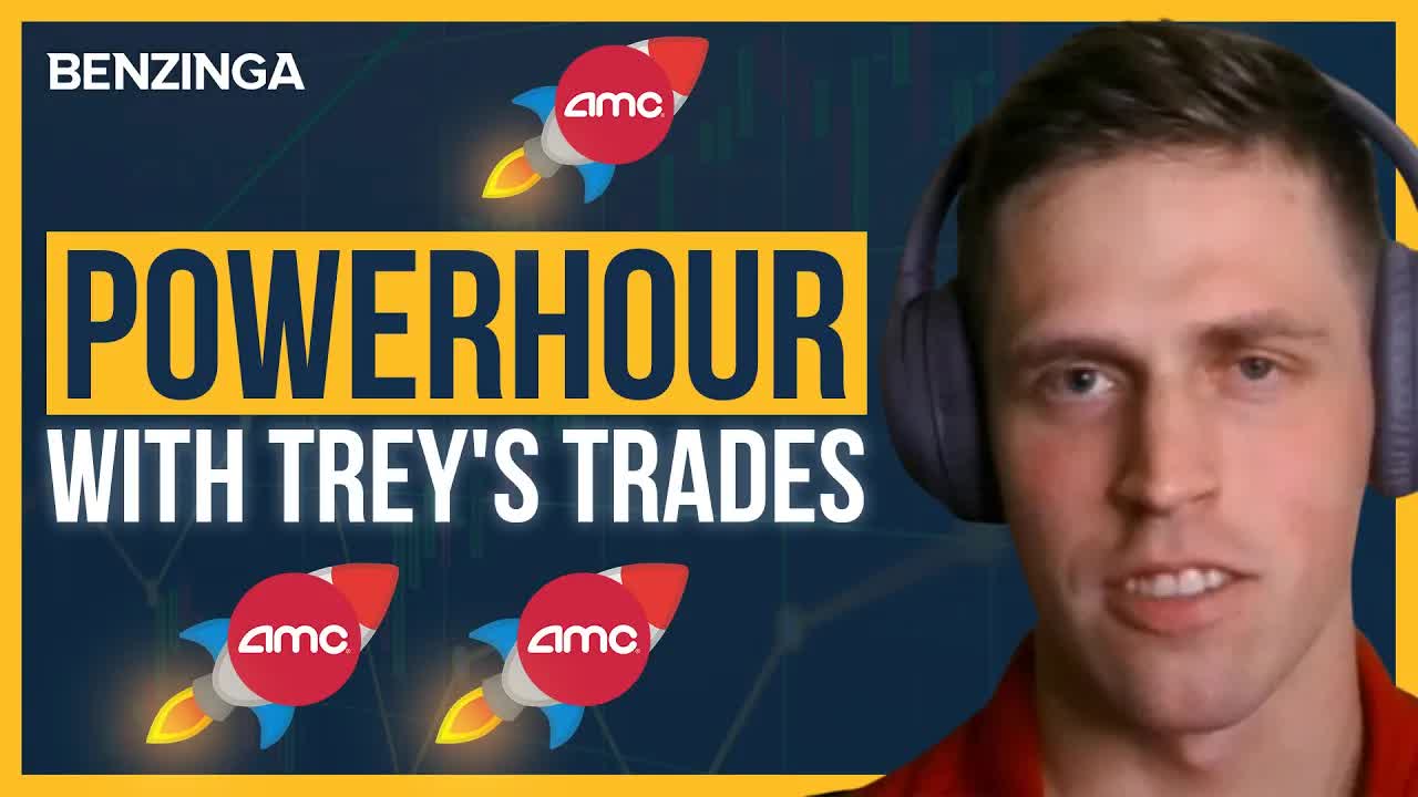 Trey's Trades, AMC Live Options Trading | Power Hour | Stock Market Live 🚨