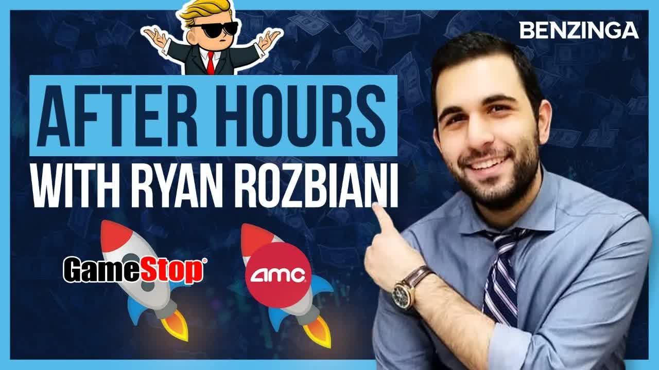 $GME $AMC TA | After Hours with Ryan Rozbiani | Bitcoin LIVE 🚨