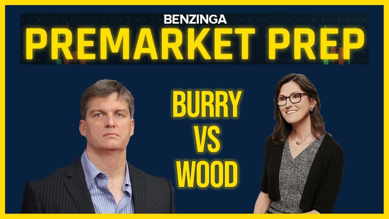 Cathie Wood vs Michael Burry! | PreMarket Prep | Stock Market Live 🚨