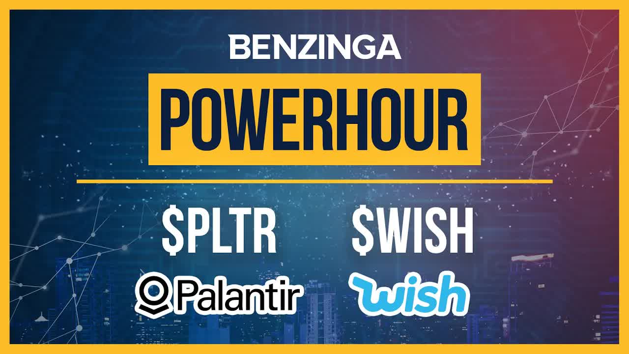 $PLTR, $WISH Trade Ideas | Power Hour | Stock Market Live 🚨