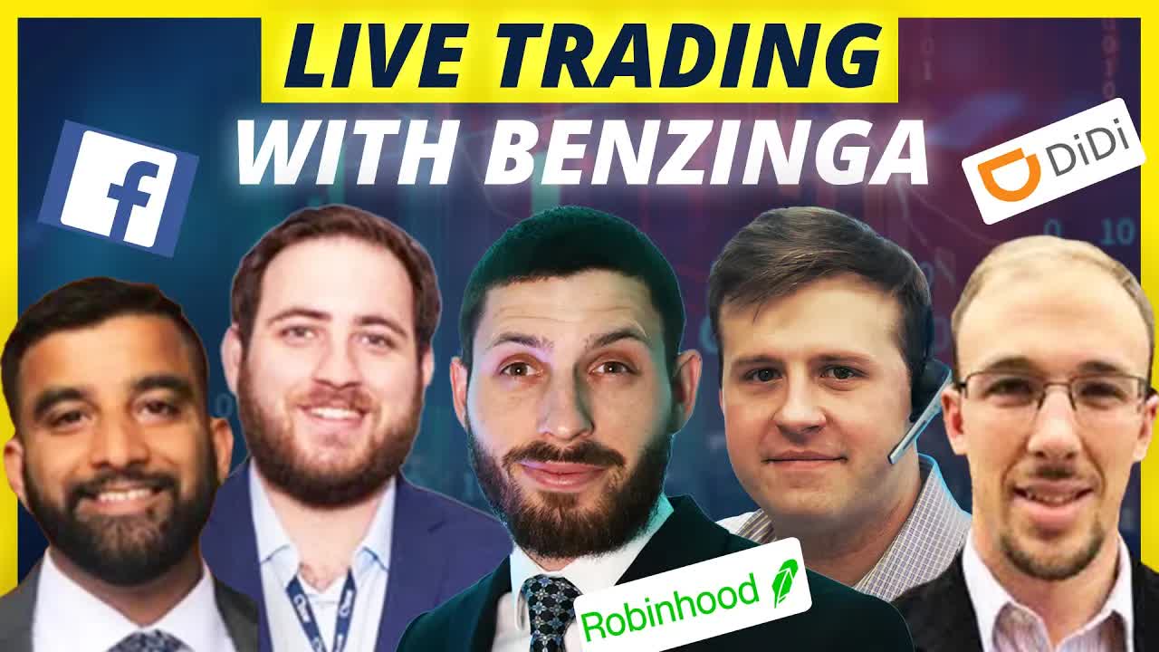 Live Trading With Benzinga 🚨 | Options Trading & Day trading