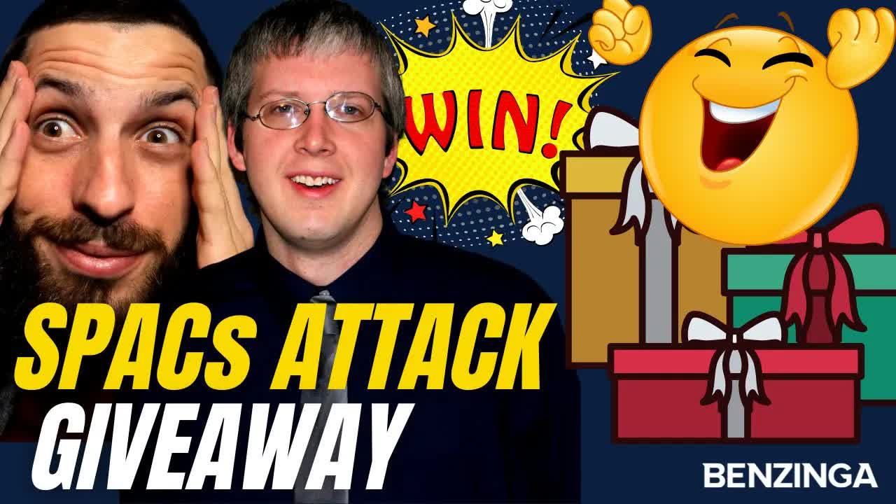 SPACs Attack Giveaway Including HYLN Merch | Benzinga Stock Market Live