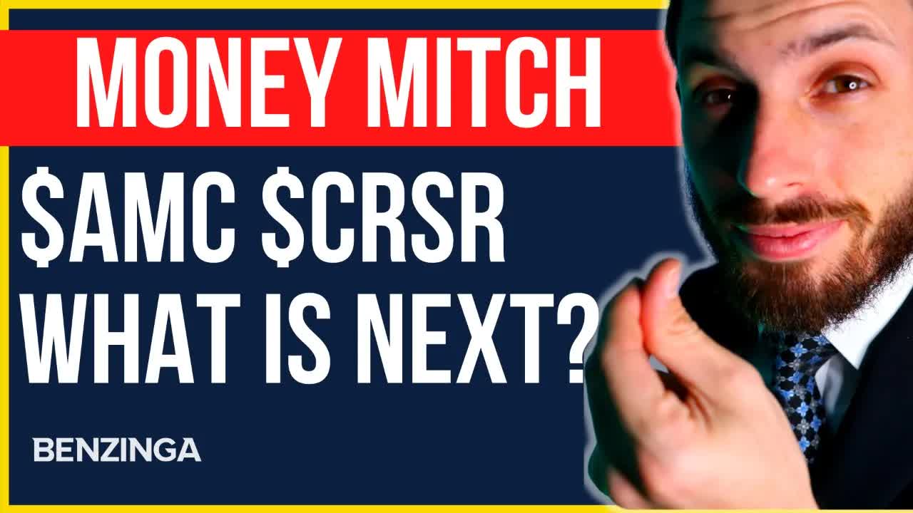 $CRSR Monster Swing Trade? & NOW $WOOF | Money Mitch | Benzinga Stock Market Live