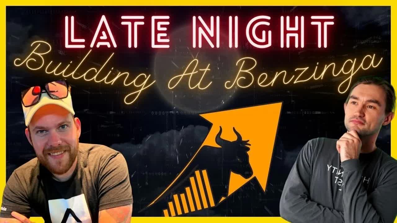 Claim Free ZING Token | Late Night Building @ Benzinga | Stock Market Live