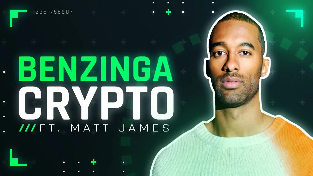 The Benzinga Crypto Show ft. The Bachelor's Matt James | Stock Market Live