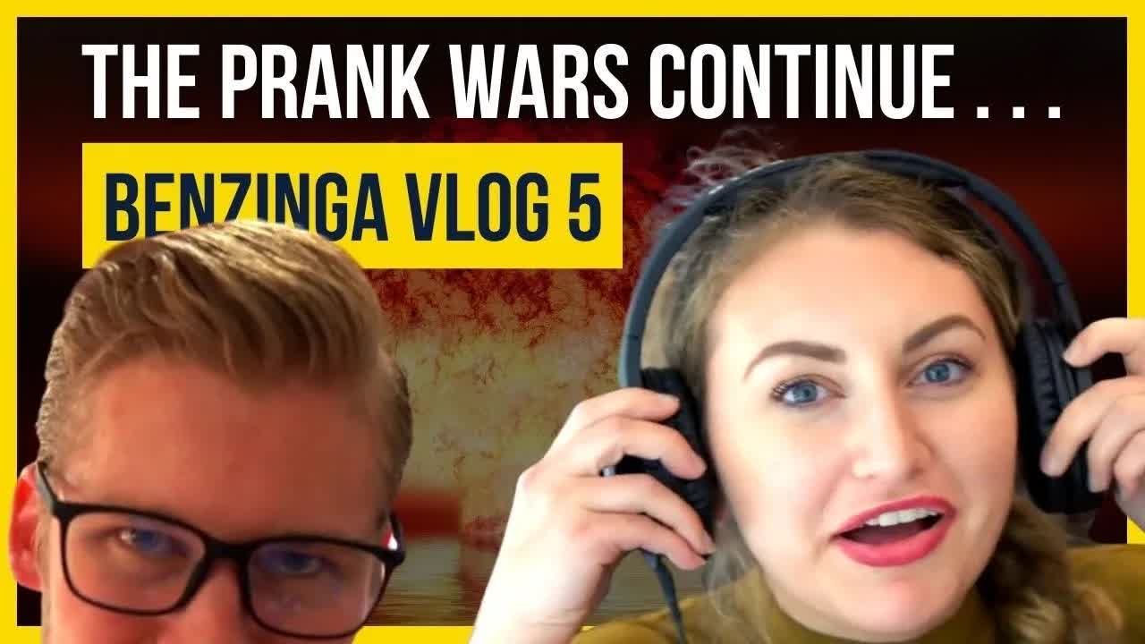 The Prank Wars Continue . . . | Benzinga Office Vlog Ep 5