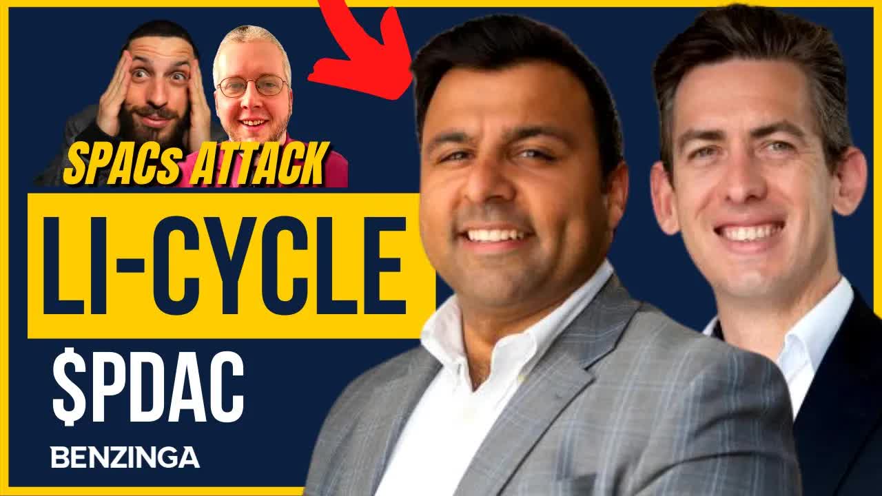 Why LiCycle Battery Recycling SPAC? | SPACs Attack | Benzinga Stock Market Live