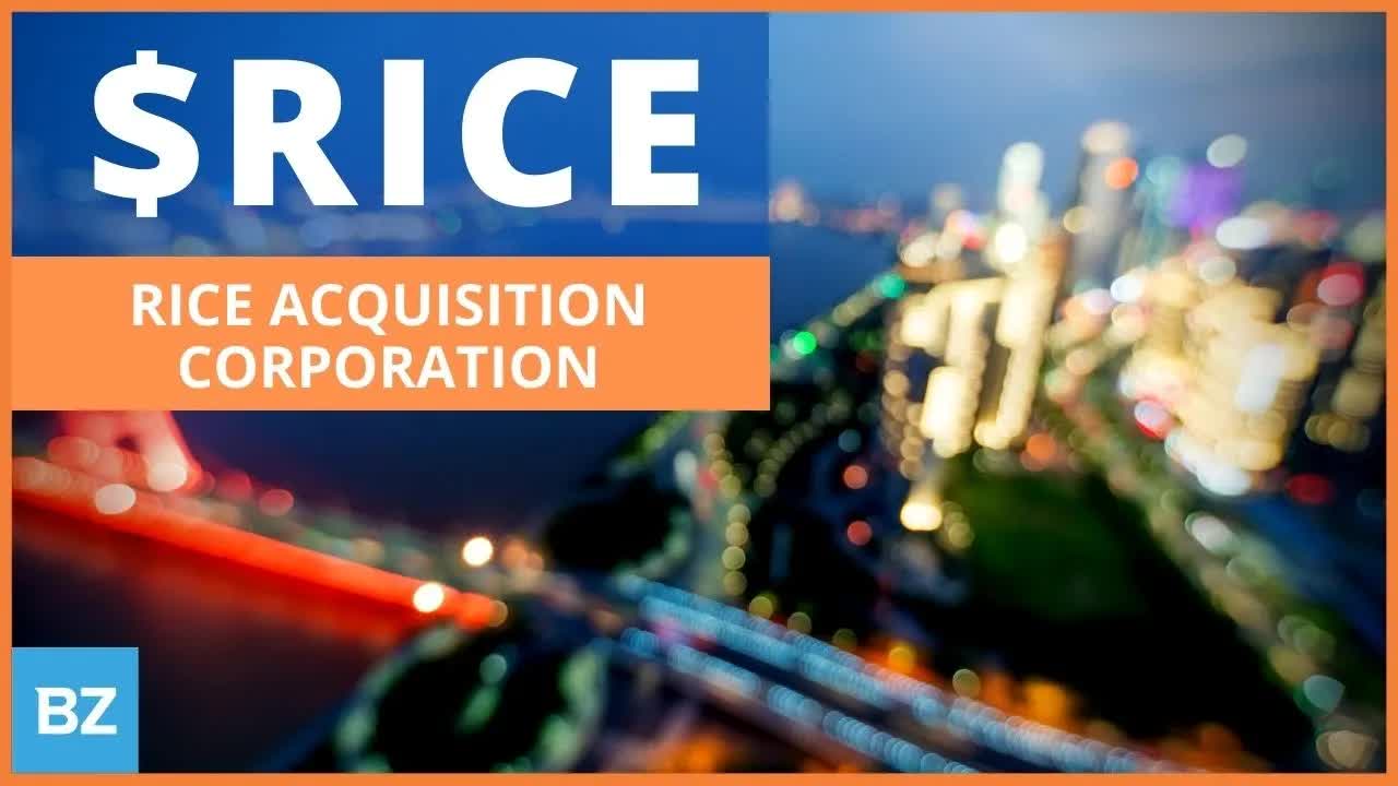 RICE Pops On Deal Announcement, Is SPAC Bottom In? $RICE | SPACs Attack