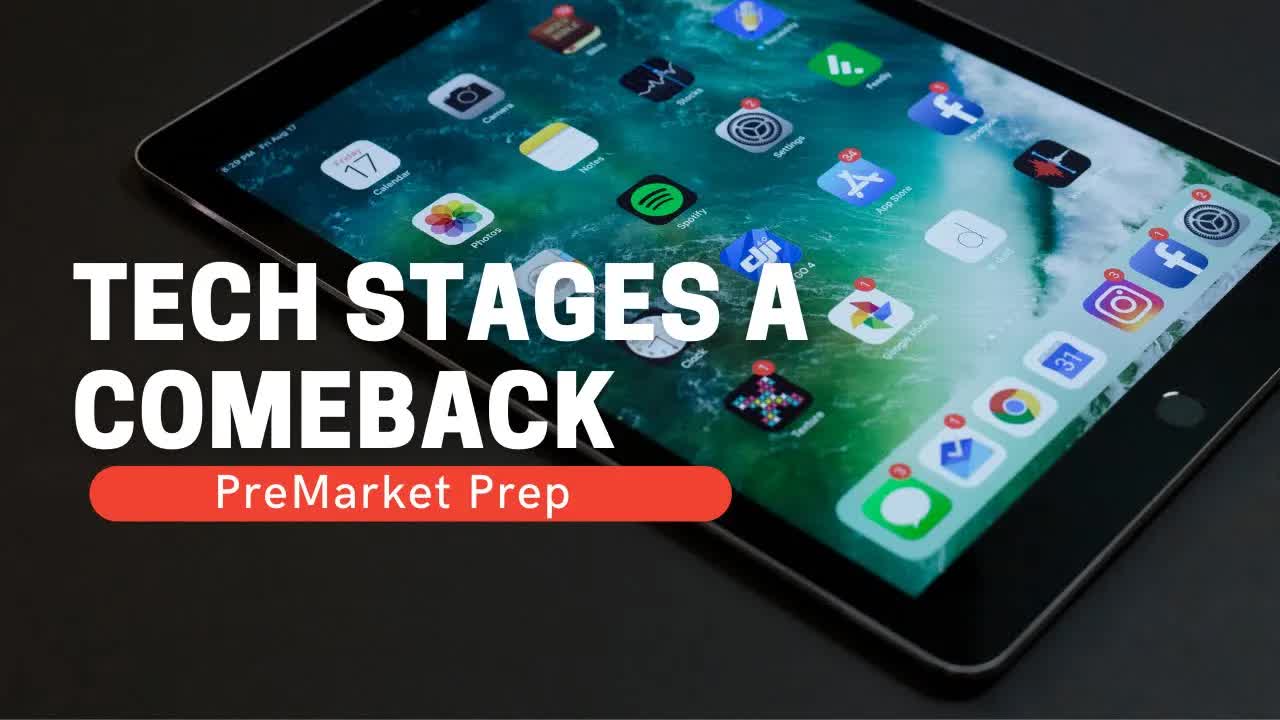 Tech stages a comeback! | PreMarket Prep | Benzinga Live Stock Market