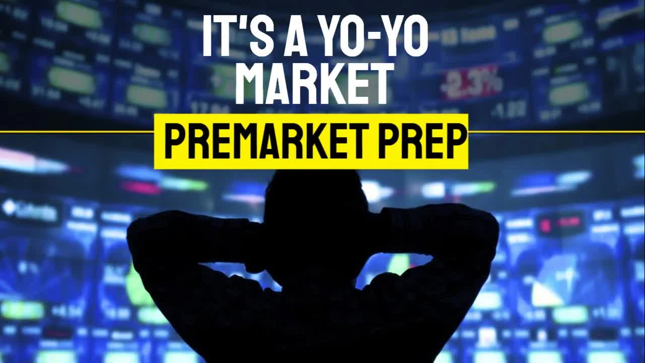 It's A Yo-Yo Stock Market | PreMarket Prep | Benzinga Live Stock Market