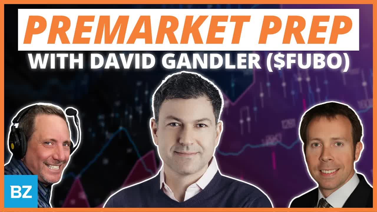 FUBO Tv CEO David Gandler | PreMarket Prep | Benzinga Live Stock Market