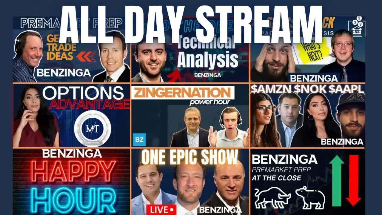 Benzinga All Day Stream | Benzinga Live Stock Market