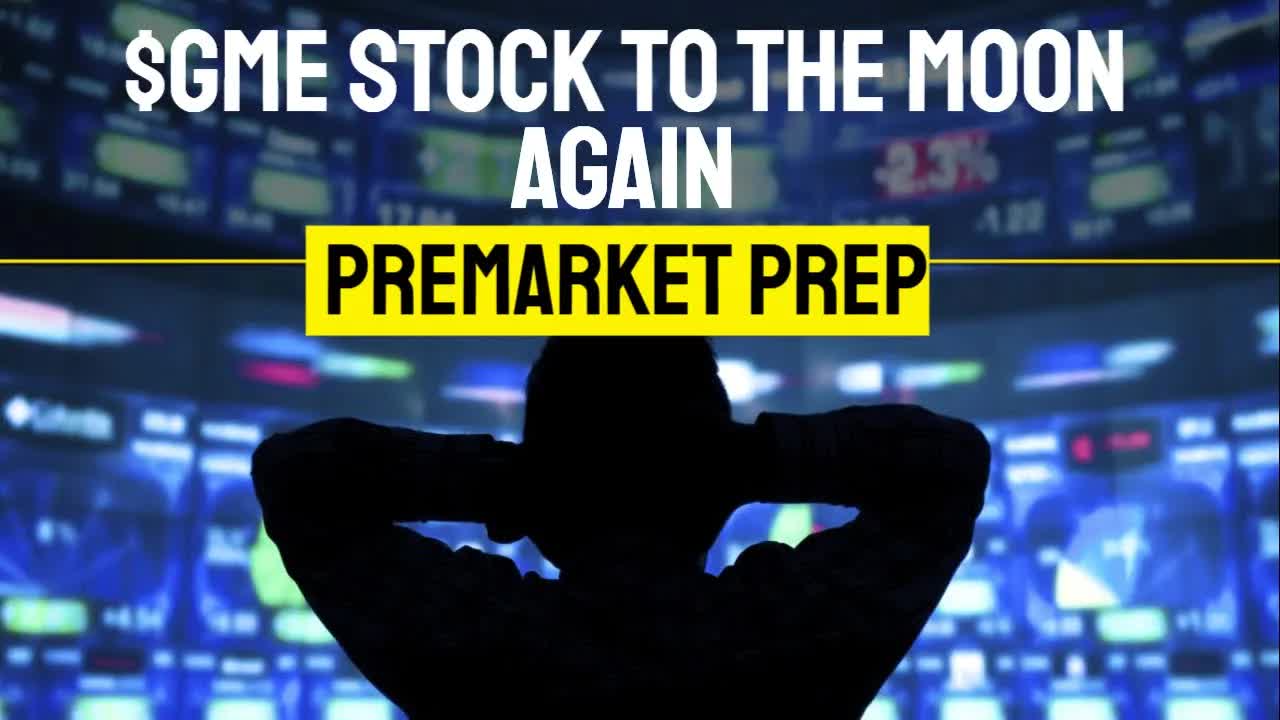 GME Stock To The Moon (Again!)| PreMarket Prep | Benzinga Live Stock Market