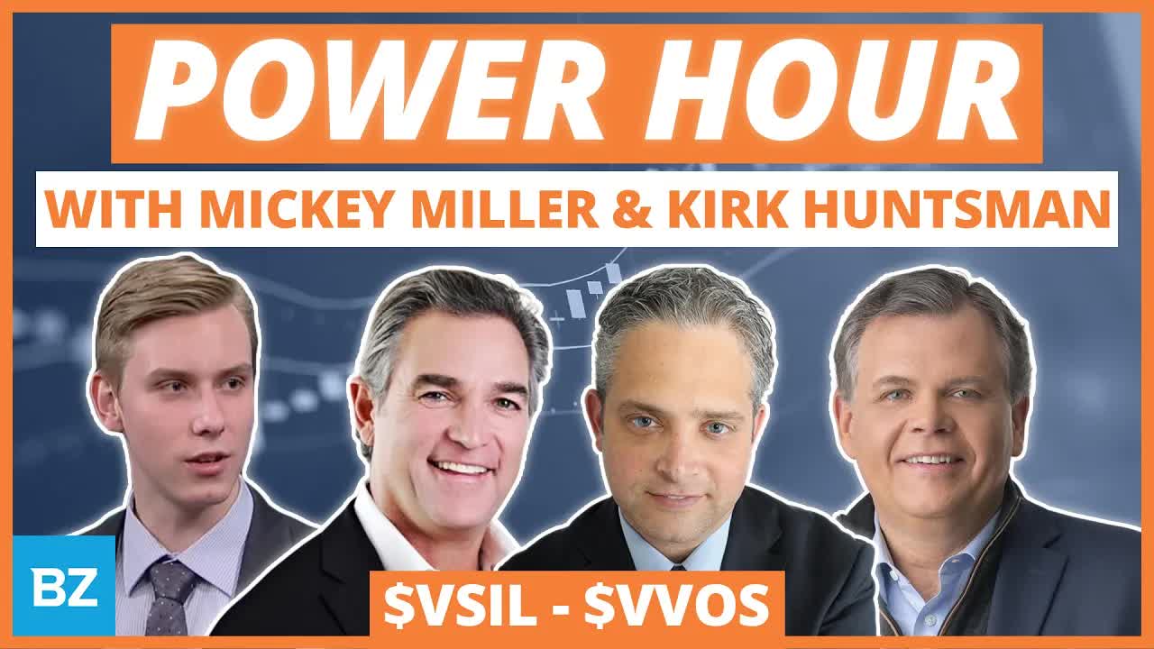 $VVOS CEO Kirk Huntsman | ZINGERNATION Power Hour | Benzinga Live Stock Market